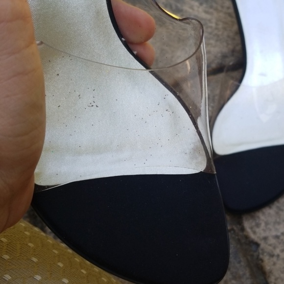 BRAND NEW ANNE KLEIN AK2 ACRYLIC & BLACK W/GLITTER - Picture 3 of 6